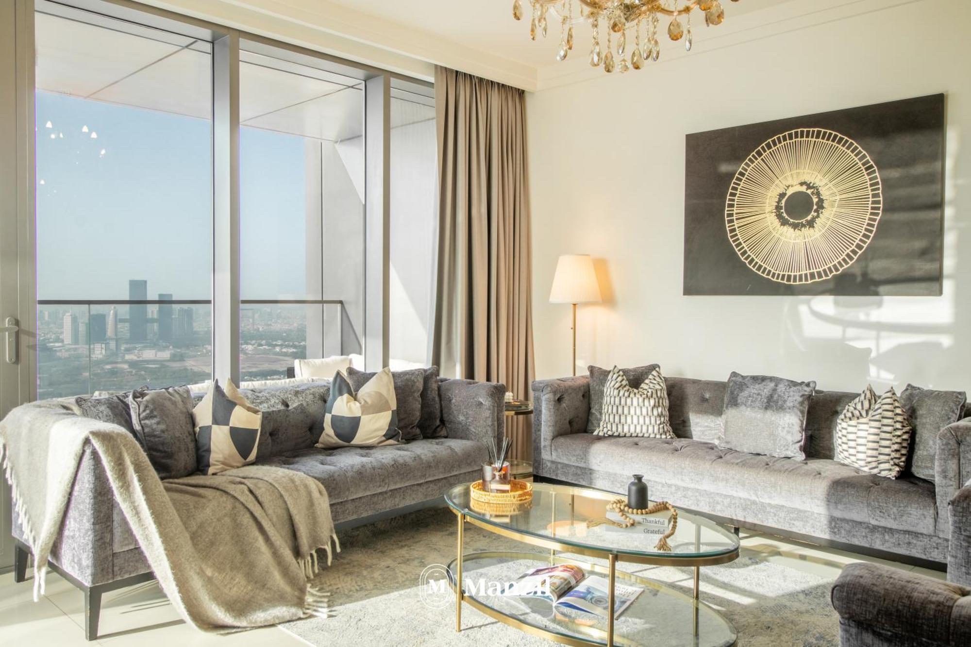 Manzil - 3br In Boulevard Point Connected To Mall With Incredible View Of Burj Khalifa *