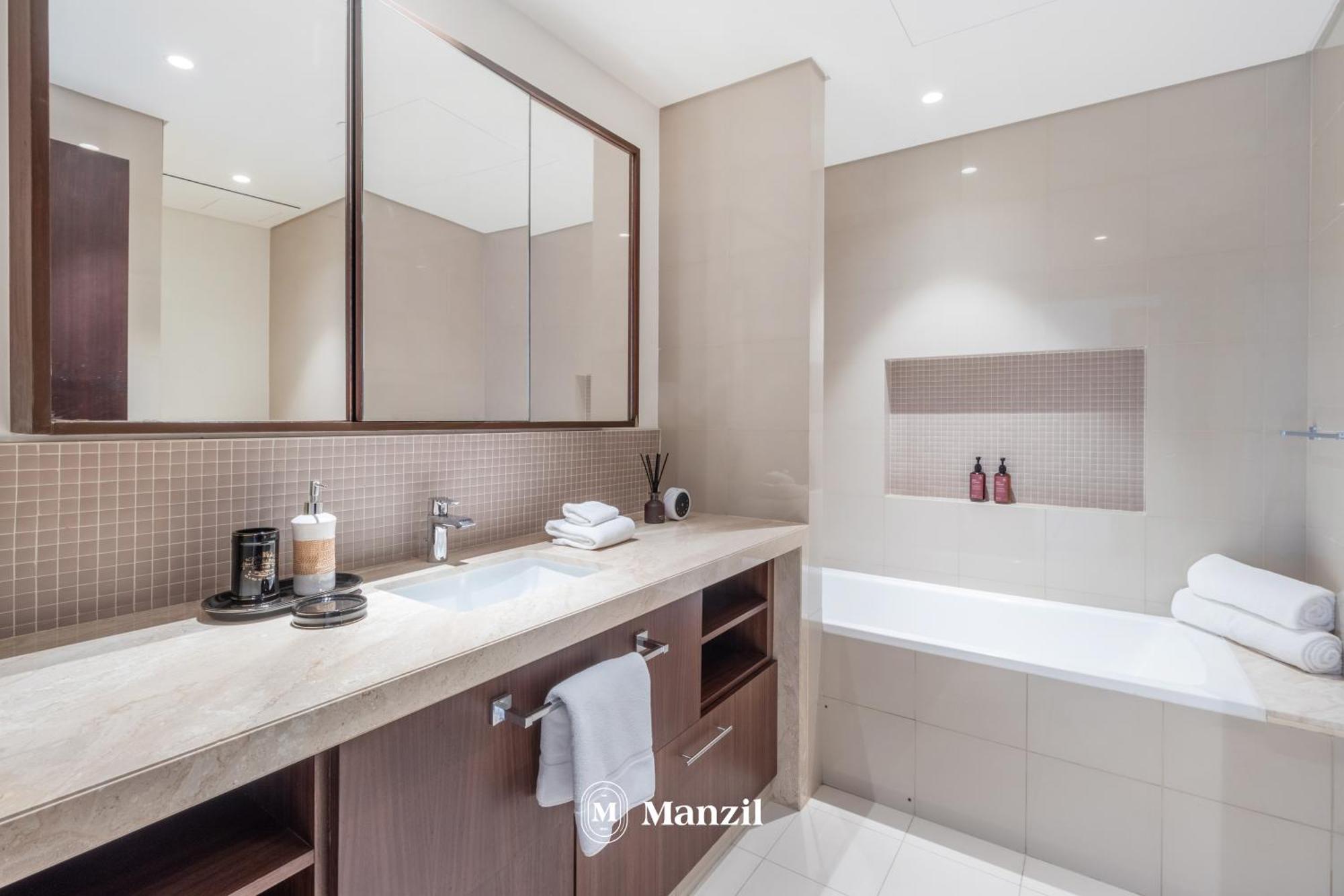 Apartment Manzil - 3br In Boulevard Point Connected To Mall With Incredible View Of Burj Khalifa