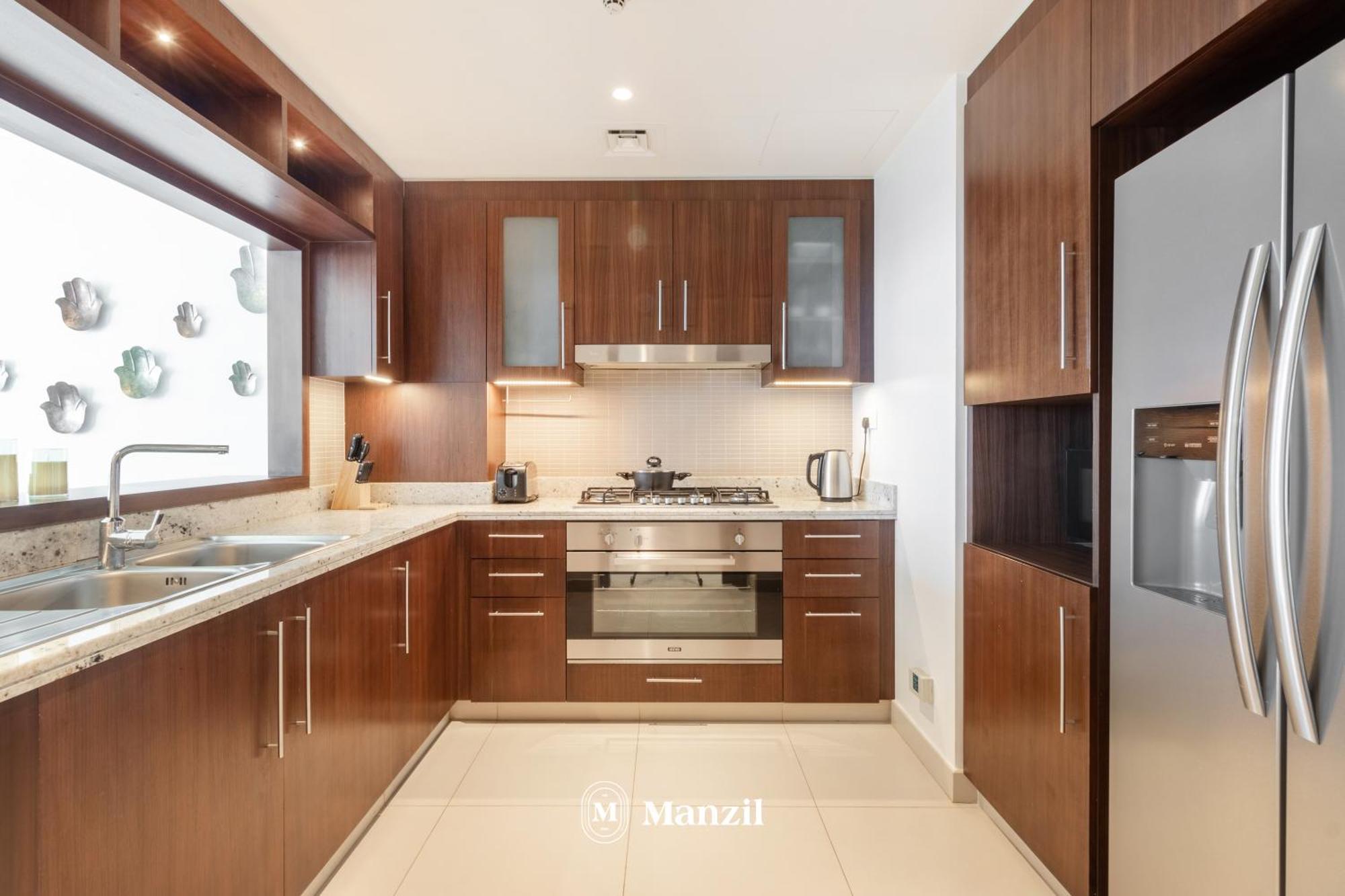 Manzil - 3br In Boulevard Point Connected To Mall With Incredible View Of Burj Khalifa