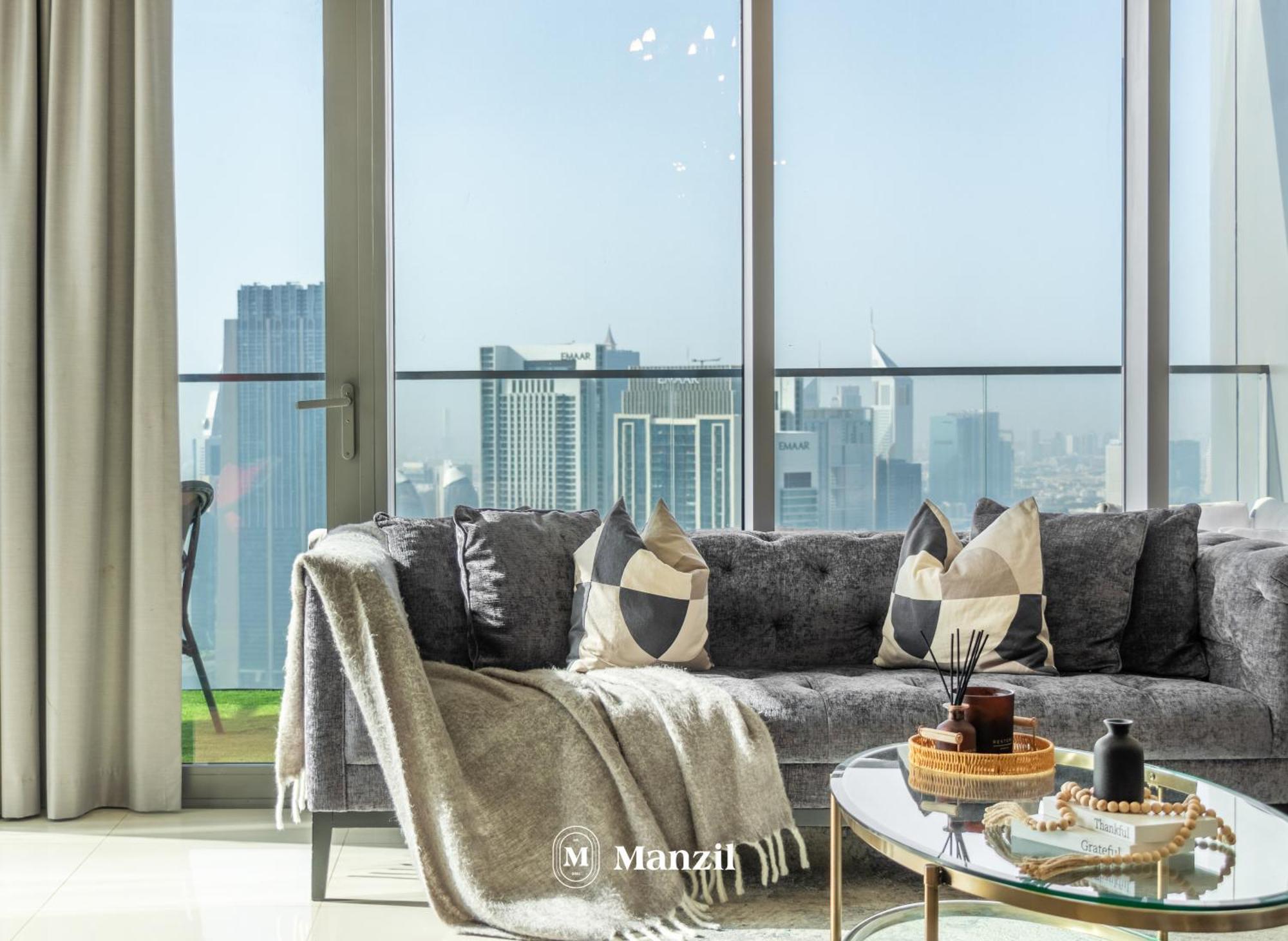 Manzil - 3br In Boulevard Point Connected To Mall With Incredible View Of Burj Khalifa